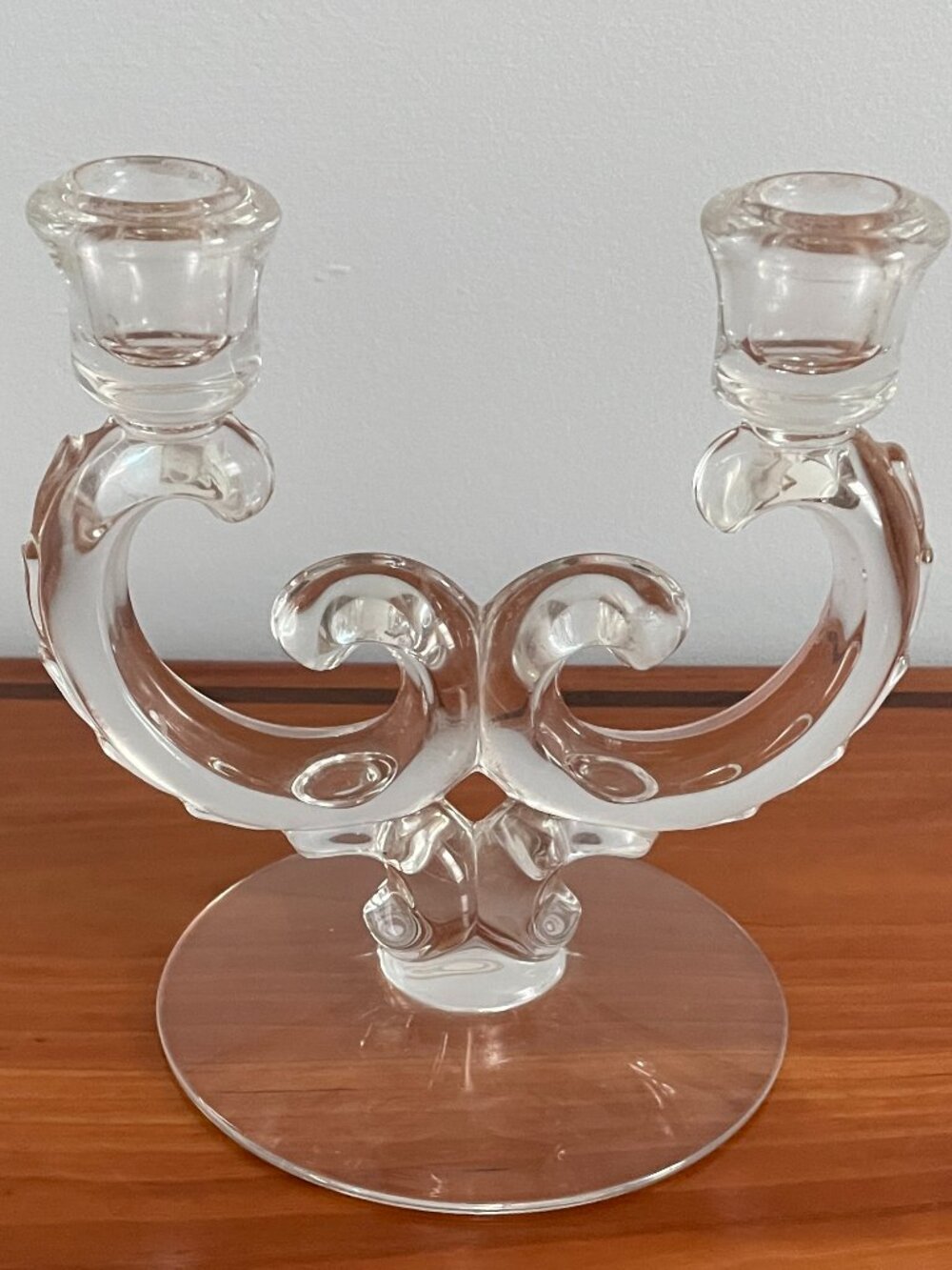 Double Candlestick, Glass